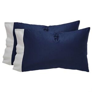 Cotton Pillowcases, Set of 2, Standard, Maritime / Pearl